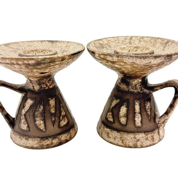 ❤️SOLD❤️Rare Vintage Ceramano Candle Holder West Germany 401 "Agina" Landerbert - Picture 1 of 7